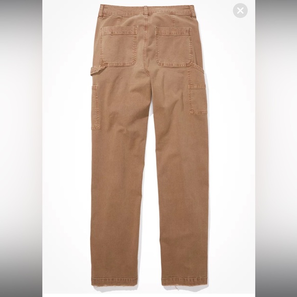 SOLD American Eagle Stretch High-Waisted Straight Leg Carpenter Cargo Pant - Picture 4 of 5